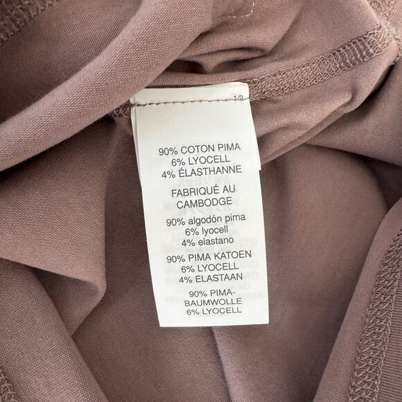 Vuori Men’s Tuvalu Tee Small NWT Dark Umber Short Sleeve Pima Cotton T-Shirt NEW - Picture 6 of 6